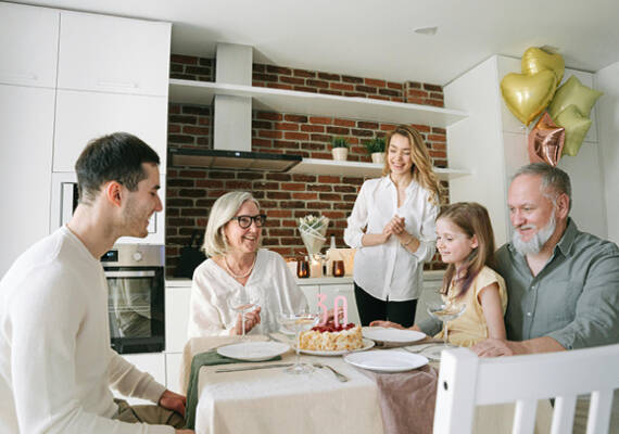 Cumpleaños Familia Casa