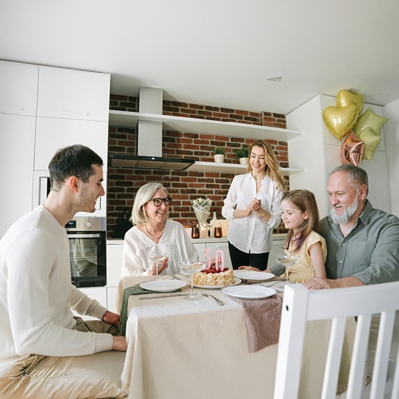 Cumpleaños Familia Casa