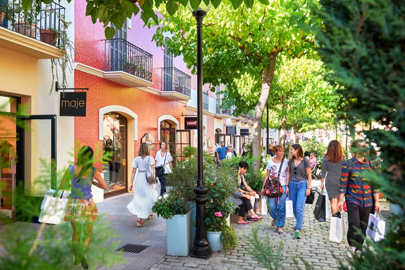La Roca Village, an outlet shopping village near Barcelona with